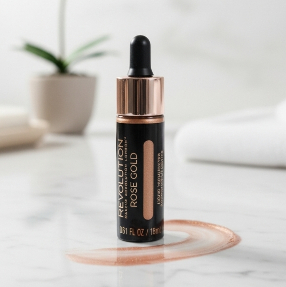 Revolution Rose Gold Facial Liquid Hightlighter New